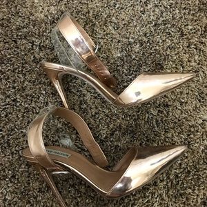 Steve Madden Bronze heels